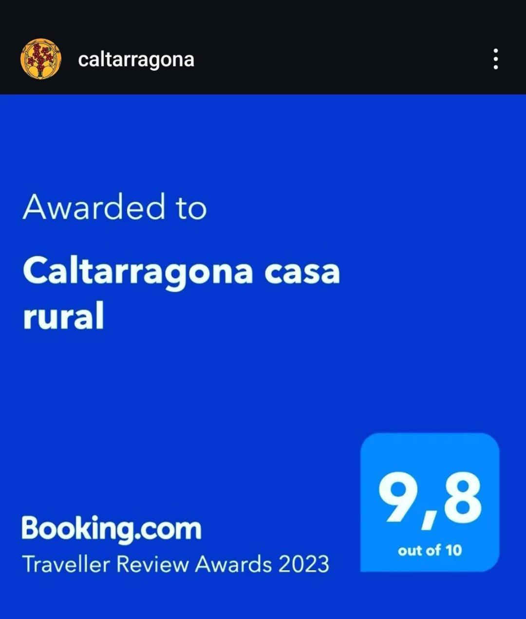 Caltarragona Casa Rural Miralcamp Dış mekan fotoğraf